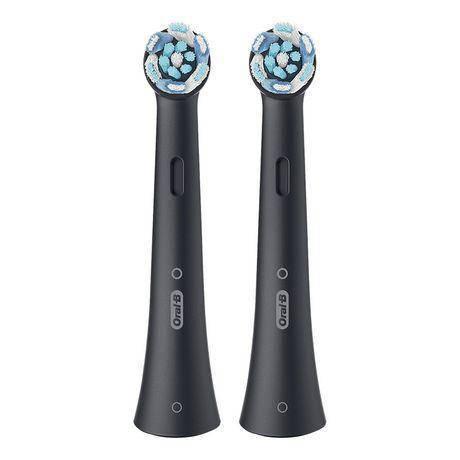 Oral-B iO 2pk Ultimate Clean Toothbrush Replacement Heads - Black - Healthxpress.ie