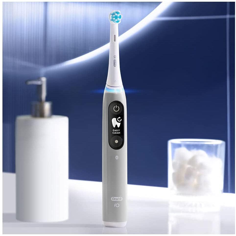 Oral-B iO 6 Electric Toothbrush with Revolutionary Magnetic Technology and Micro Vibrations - Grey Opal - Healthxpress.ie