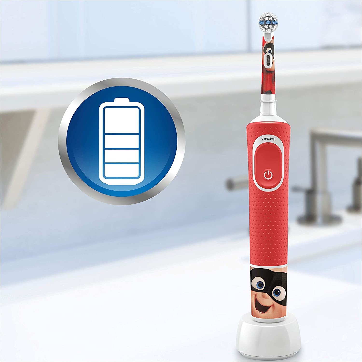 Oral-B Kids Electric Toothbrush Rechargeable Disney Pixar 3+ - Healthxpress.ie