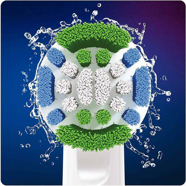 Oral-B Precision Clean 4pk Replacement Brush Heads - Round Brush Head - with CleanMaximiser Technology - Healthxpress.ie