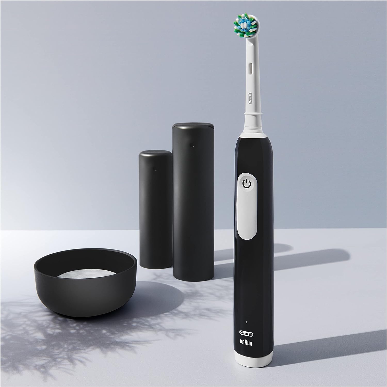 Oral-B Pro 1 Electric Toothbrush With 3D Cleaning, 1 Toothbrush Head & Pro-Expert Toothpaste, 75 ml - Black - Healthxpress.ie