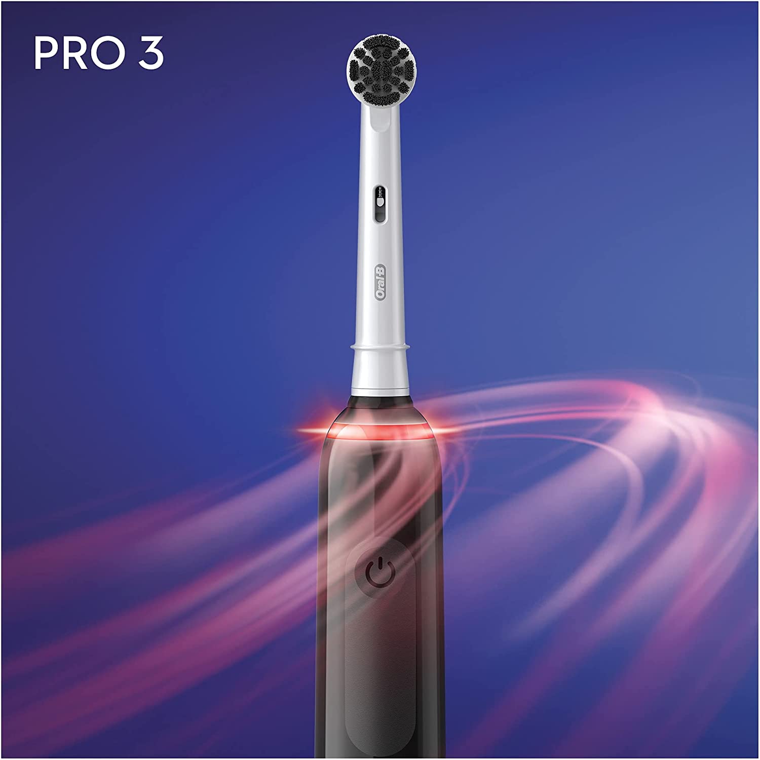 Oral-B Pro 3 - 3000 - Black Electric Toothbrush With Charcoal Infused Bristles - Healthxpress.ie