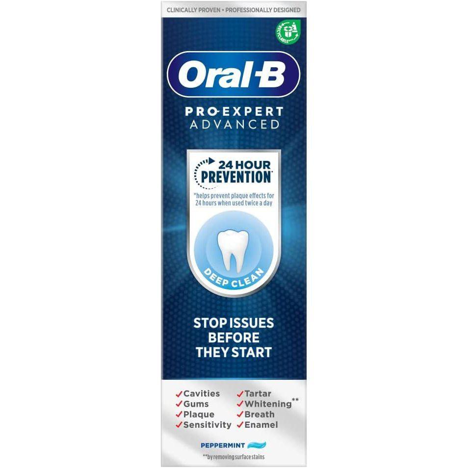 Oral B Pro Expert Advanced Science Deep Clean Peppermint Toothpaste 75ml - Healthxpress.ie