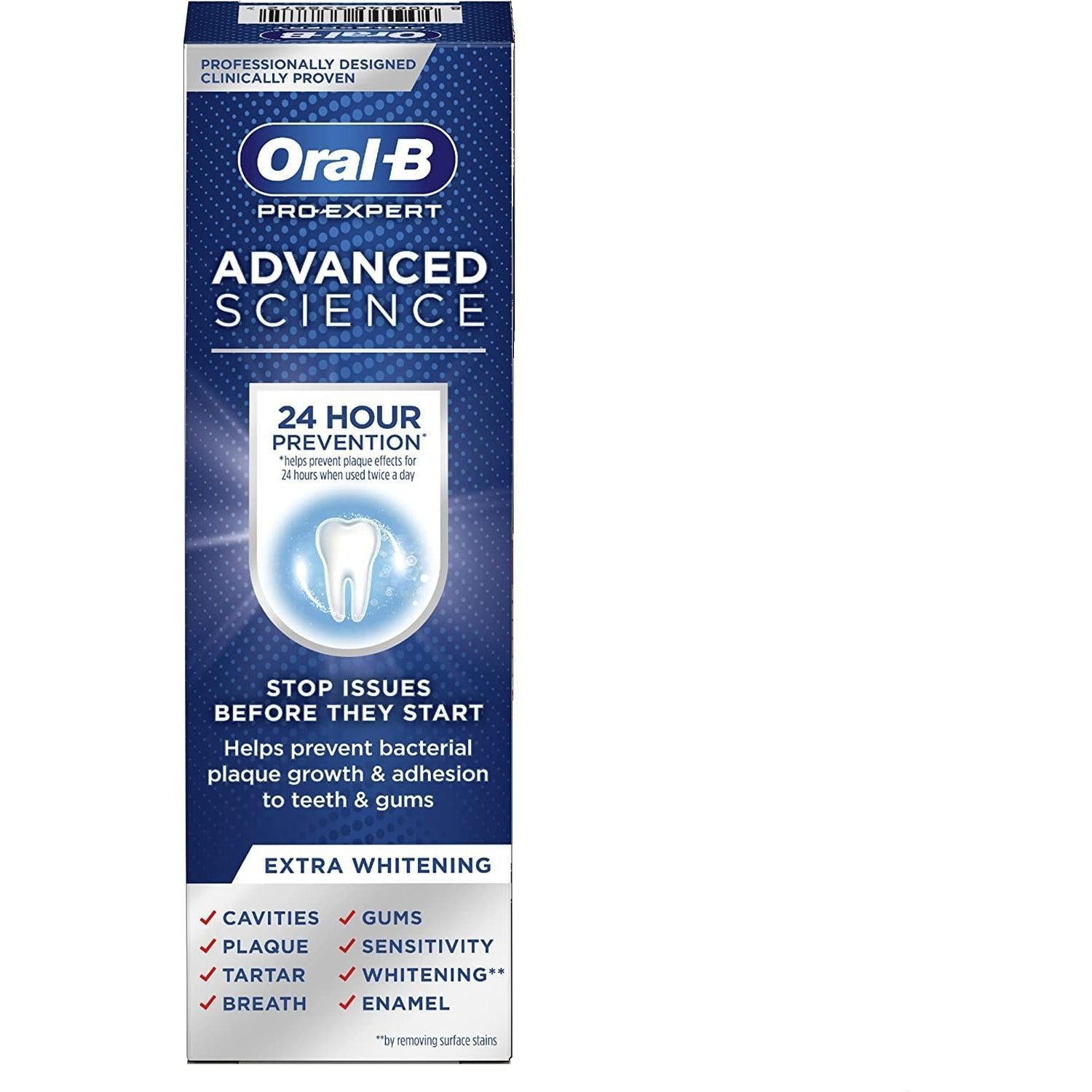 Oral B Pro Expert Advanced Science Extra White Toothpaste 75ml - Healthxpress.ie