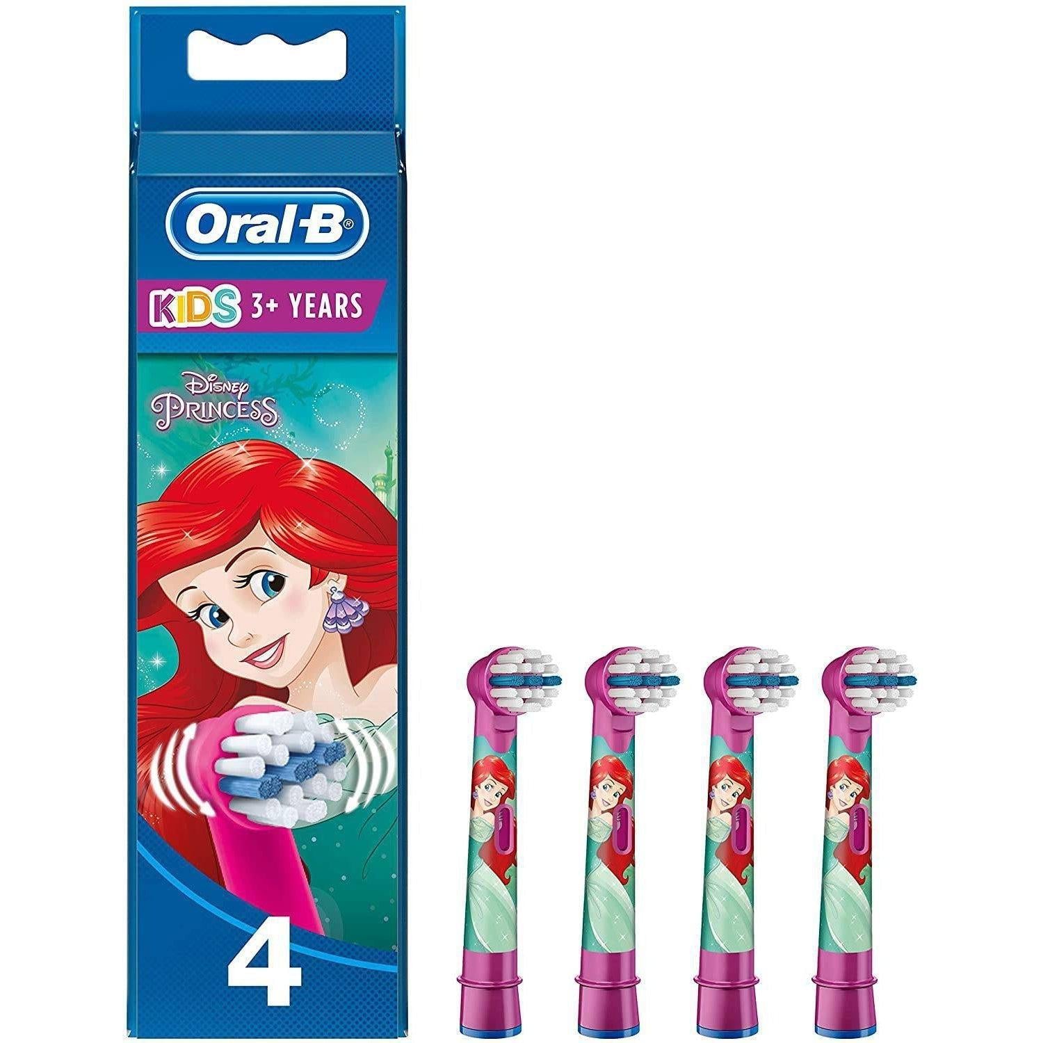 Oral-B Stages Power Kids Replacement Brush Heads - Disney Princess, Pack of 4 - Healthxpress.ie