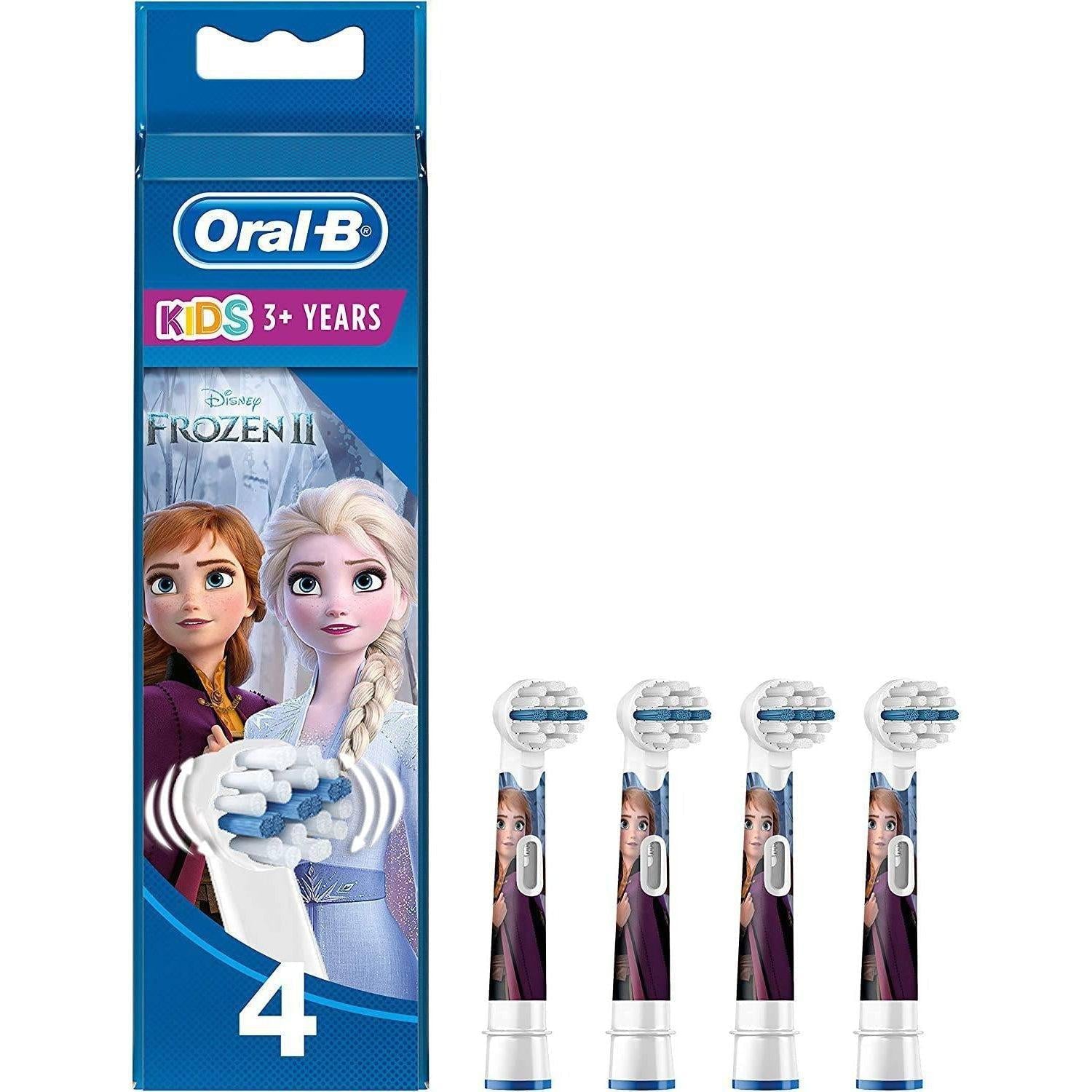 Oral-B Stages Power Kids Replacement Toothbrush Heads - Disney Frozen, Pack of 4 - Healthxpress.ie