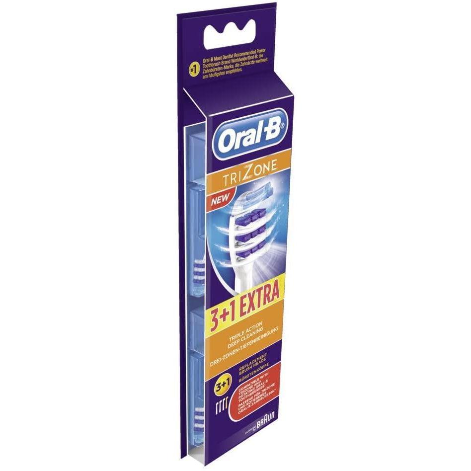 Oral-B TriZone Replacement Toothbrush Heads 4pk - Healthxpress.ie