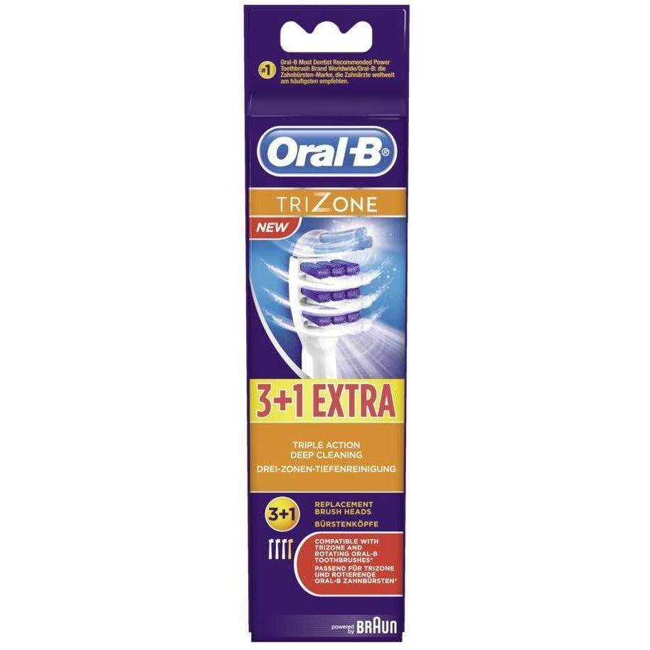 Oral-B TriZone Replacement Toothbrush Heads 4pk - Healthxpress.ie