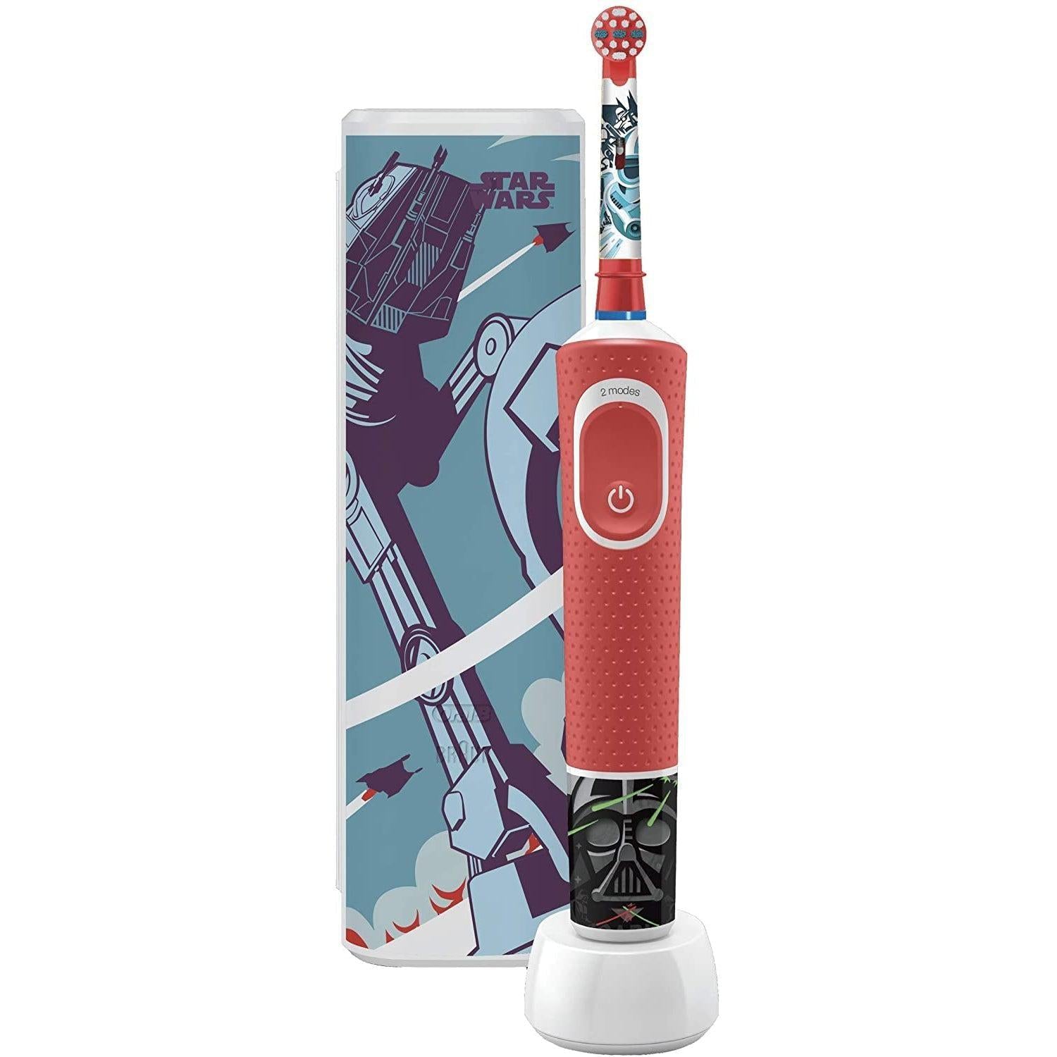 Oral-B Vitality Kids Star Wars Rechargeable Toothbrush with 2 Minute Timer and Free Travel Case - Healthxpress.ie