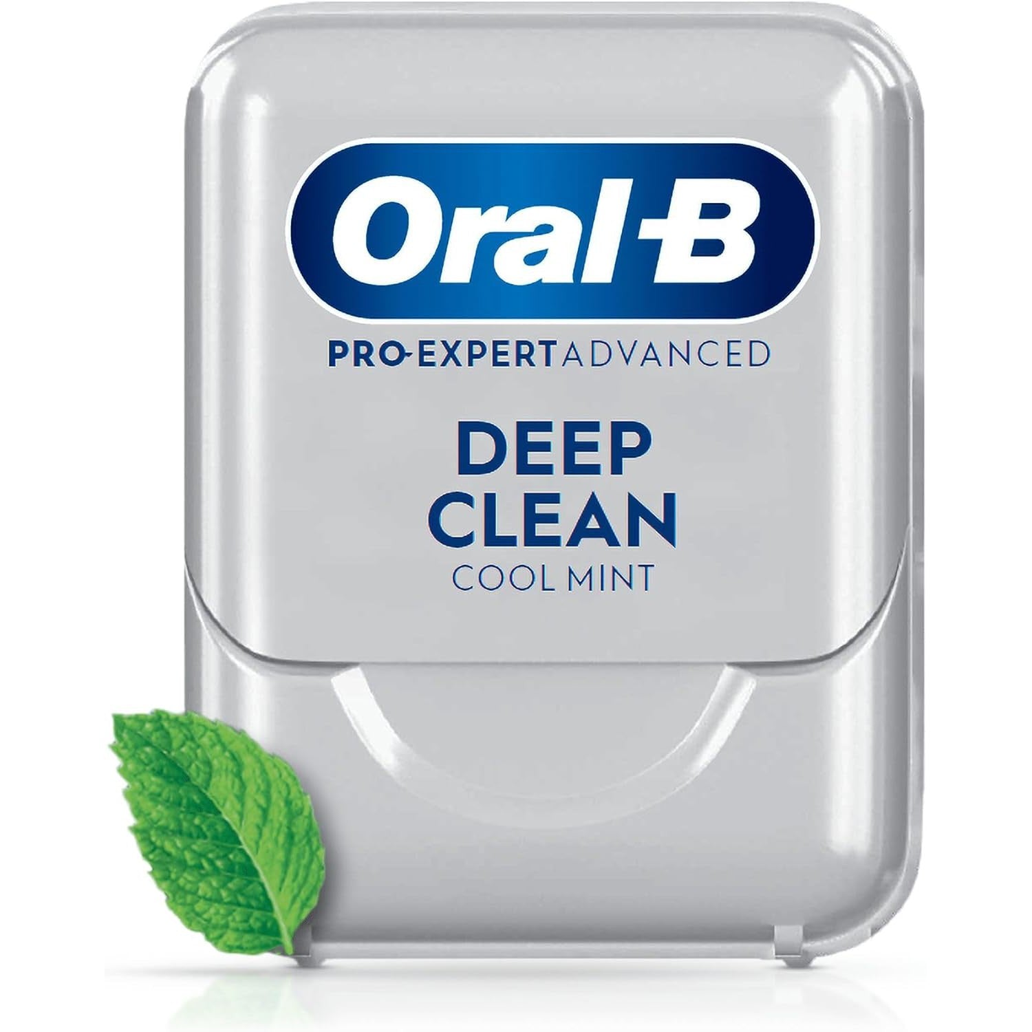 Oral-B Pro-Expert Advanced Waxed Dental Floss - Deep Clean - Removes Plaque - Cool Mint Flavour Dental Tape - 50m