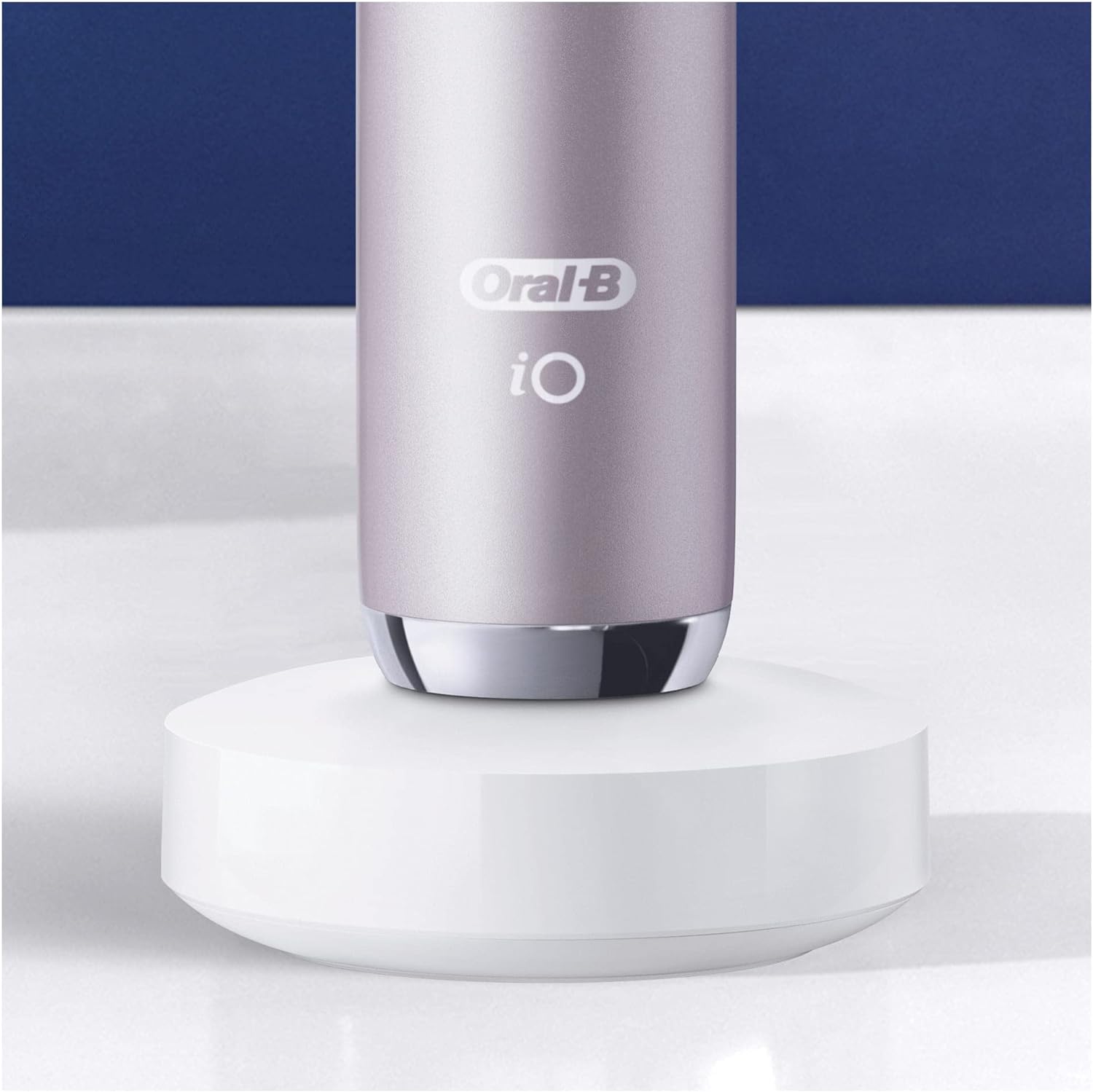 Braun Oral-B iO 9N Electric Toothbrush with Revolutionary Magnetic Technology - Rose Quartz