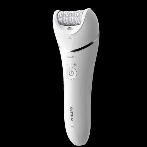 Philips Epilator Series 8000 Wet & Dry BRE710/00 ,+5 accessories, Cordless use
