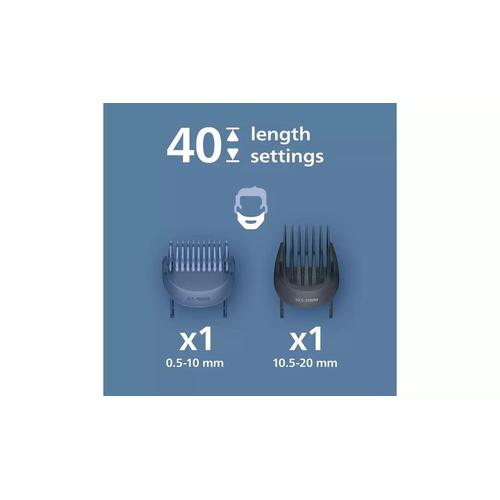 Philips Series 3000 Beard Trimmer BT3620/15 -  Self-Sharpening Steel Blades