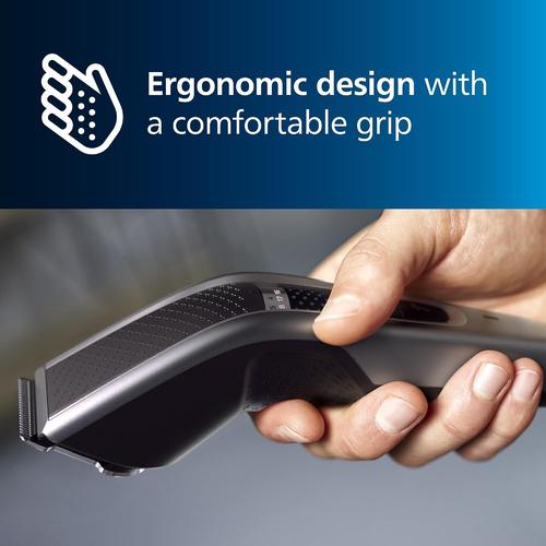 Philips Hair Clippers, Series 5000 Trim-n-Flow PRO Technology Hair Clipper, Fully Washable with Self-Sharpening Stainless Steel Blades - HC5630/13