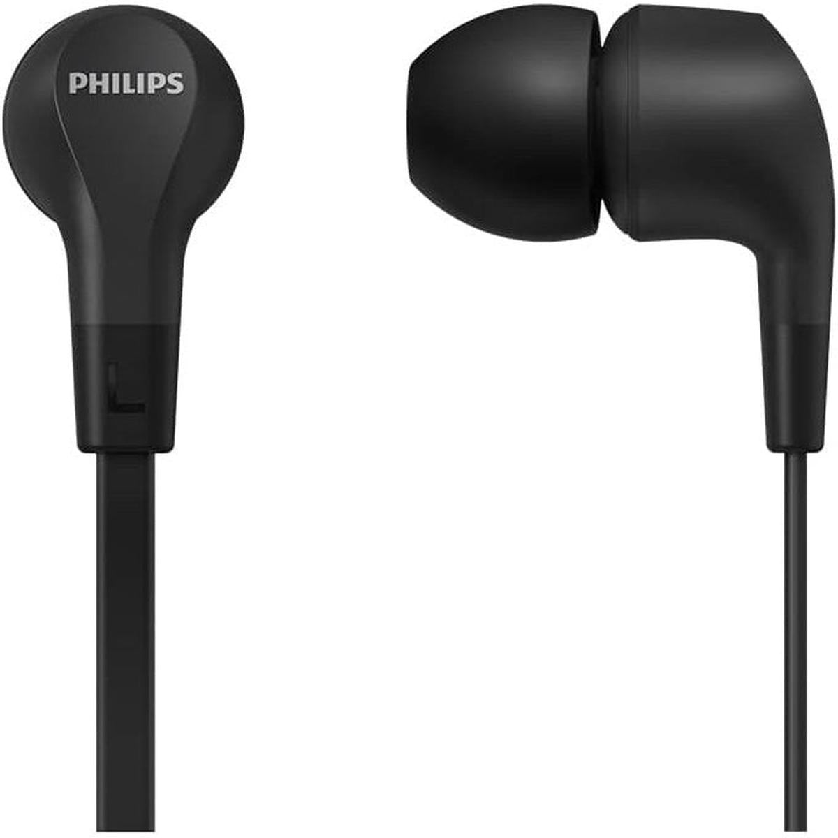 PHILIPS Audio In-Ear Headphones E1105BK/00 With In-Line Remote Control ,Black - Healthxpress.ie