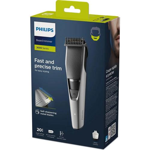 Philips Series 3000 Beard Trimmer BT3239/15 -  Self-Sharpening Steel Blades