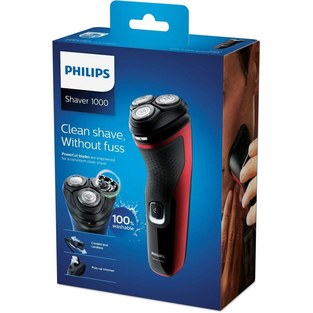Philips Electric Shaver S1333/41 Series 1000 - Black - Healthxpress.ie
