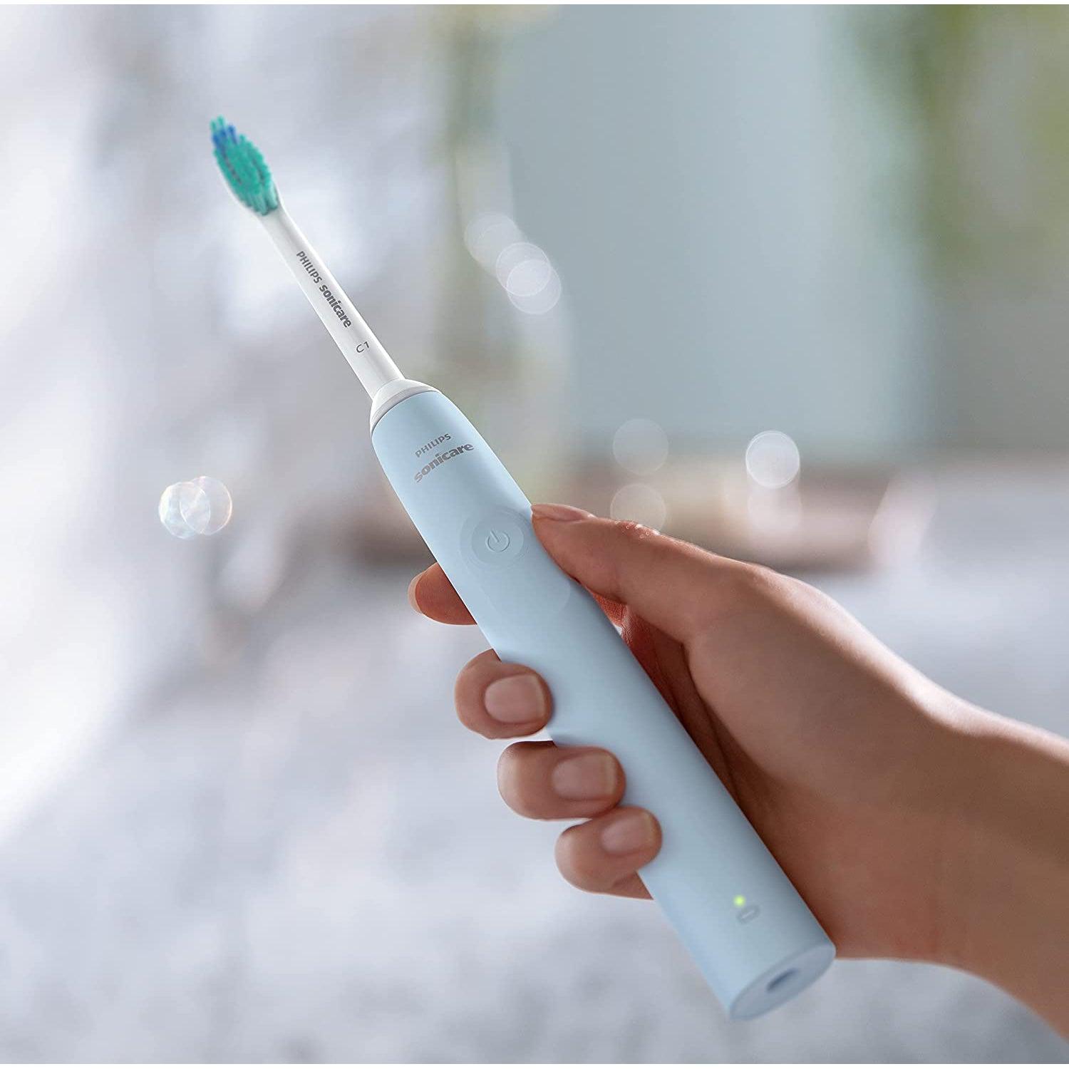 Philips HX3651/12 Series 2100 Sonic Electric Toothbrush - Light Blue - Healthxpress.ie