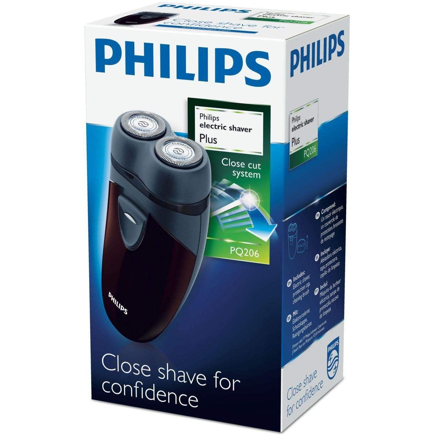 Philips Men's Electric Travel Shaver, Cordless, Battery-Powered - PQ206/18 - Healthxpress.ie