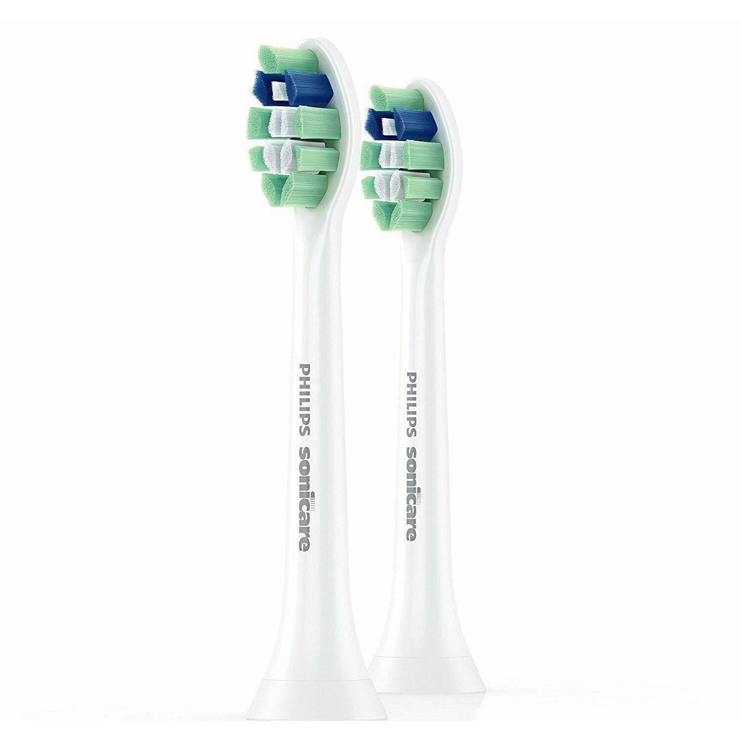 Philips ProResults White Replacement Heads - Long Dense Bristles - Pack of 2 - Healthxpress.ie