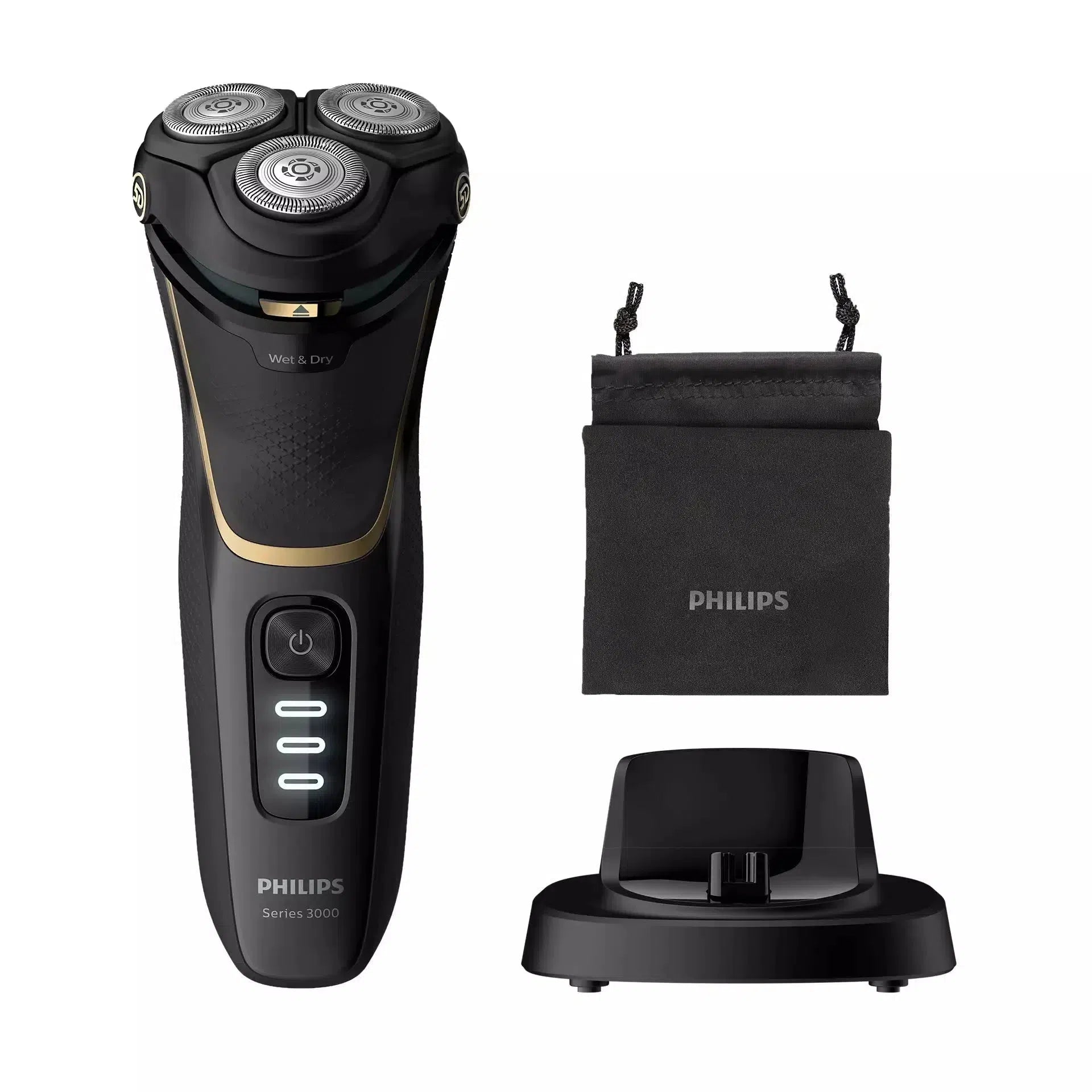 Philips S3333/54 Series 3000 Wet/Dry Electric Shaver - PowerCut Blades, 5D Heads - Healthxpress.ie