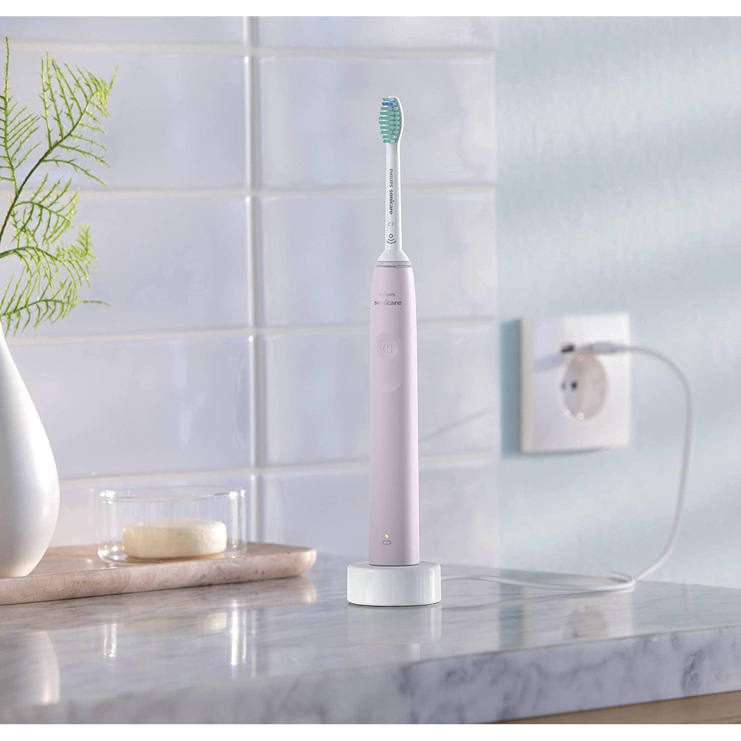Philips Sonic Electric Toothbrush 3100 Series HX3673/11, Sugar Rose - Healthxpress.ie