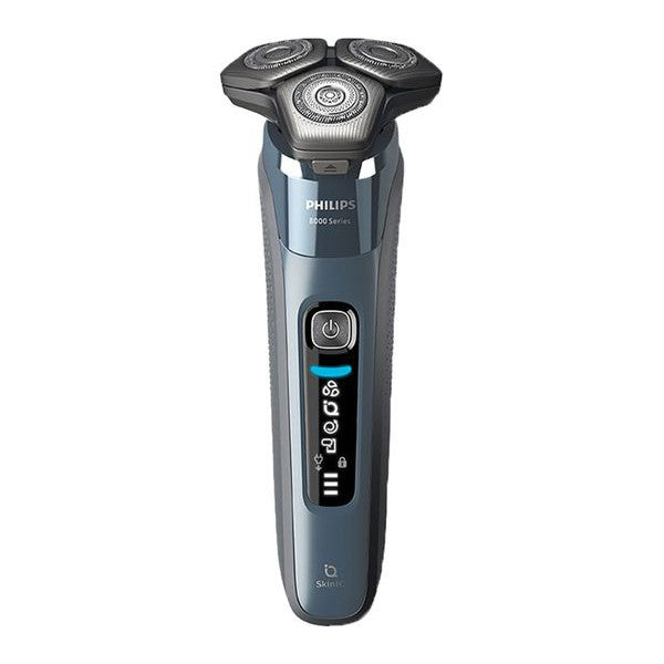 PHILIPS Series 8000 S8692/35 Wet & Dry Rotary Shaver with Skin IQ Technology - Blue