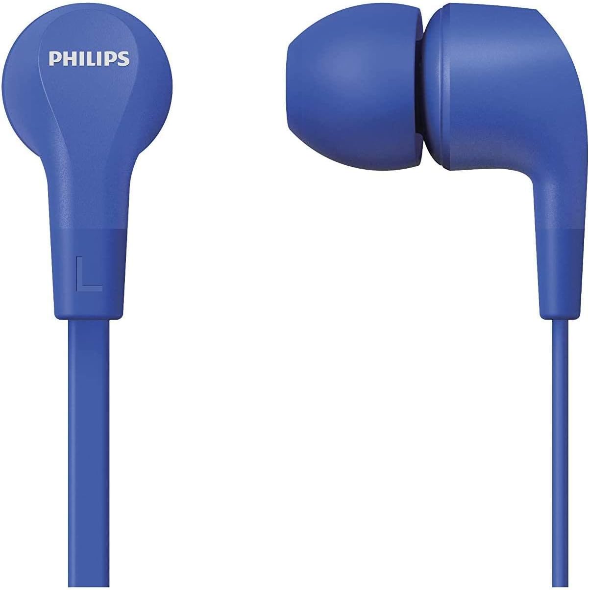PHILIPS Audio In-Ear Headphones E1105BL/00 With In-Line Remote Control ,Blue