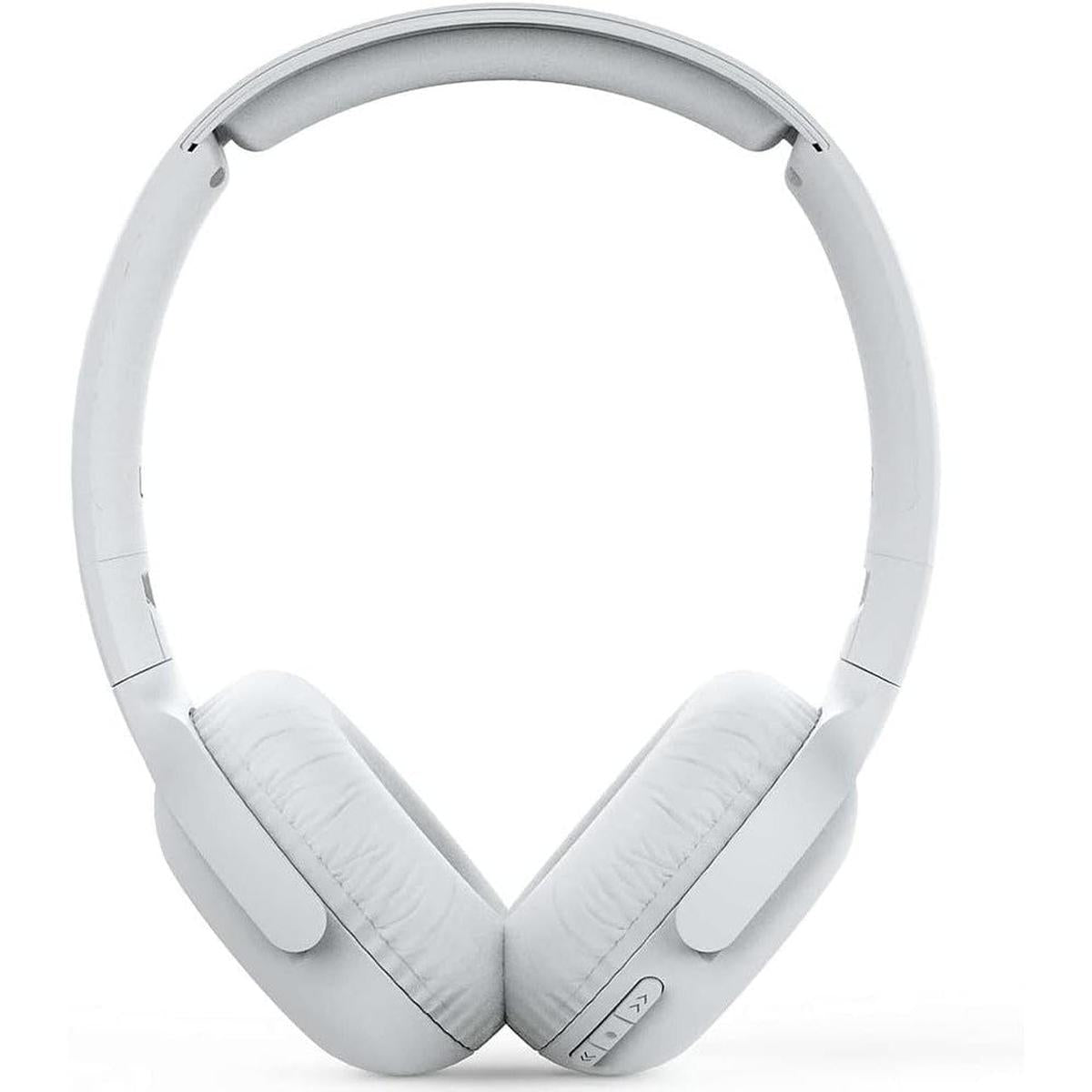 PHILIPS Audio On Ear Headphones UH202WT/00 Bluetooth On Ears (Wireless, 15 Hour Battery, Soft Ear Pads, Built-In Microphone, Foldable) White - Healthxpress.ie