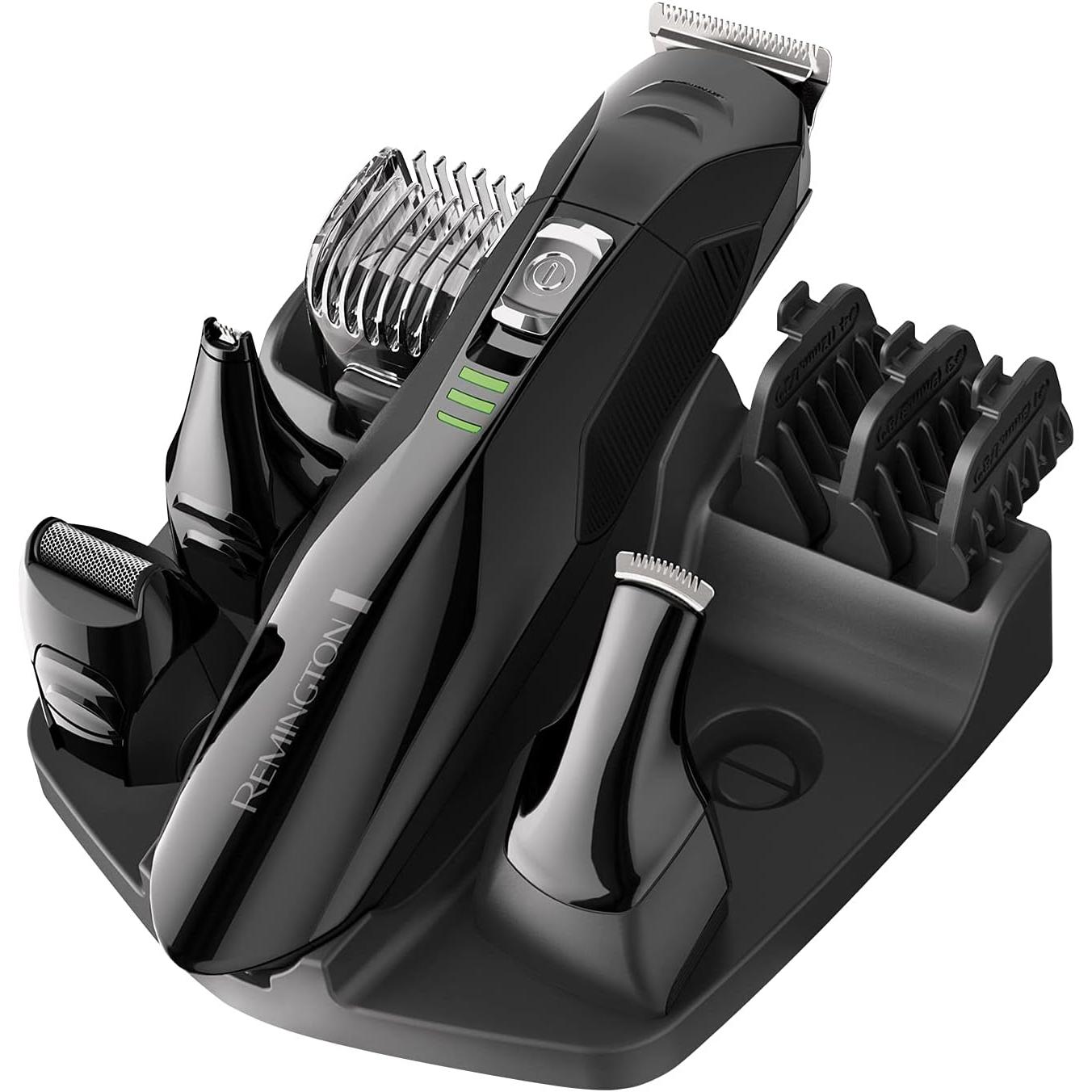 Remington All-in-One Grooming Kit Beard Trimmer ,Stainless Steel Blades, 40-Minute Run Time, Cordless) PG6020