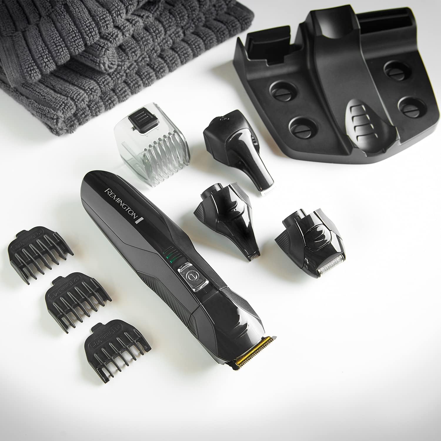 Remington All-in-One Grooming Kit Beard Trimmer ,Stainless Steel Blades, 40-Minute Run Time, Cordless) PG6020