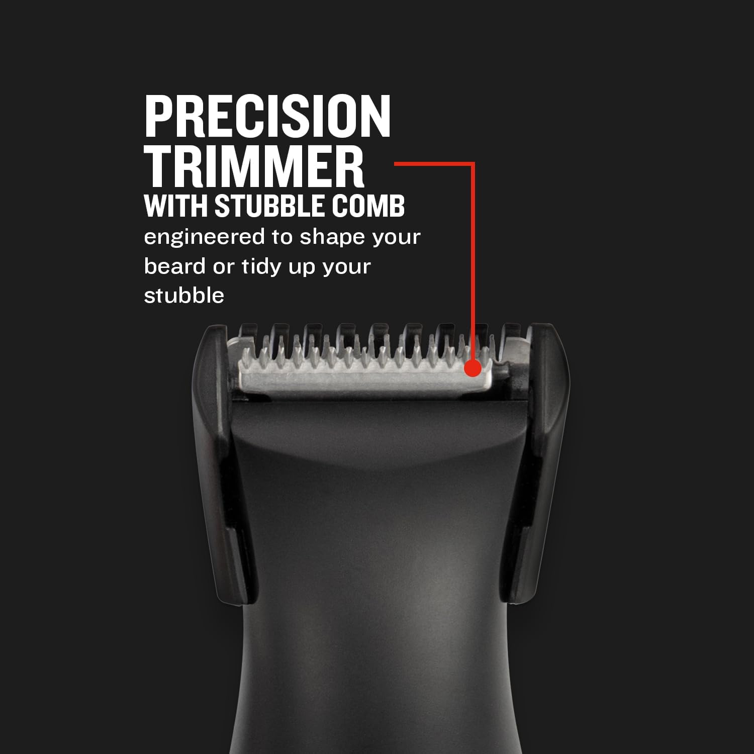 Remington Beard Trimmer Kit The Works (6 Piece Beard Trimmer with Comb (2mm-18mm), Precision Trimmer with Comb (1mm-5mm) & Nose and Ear Trimmer , USB ) MB905