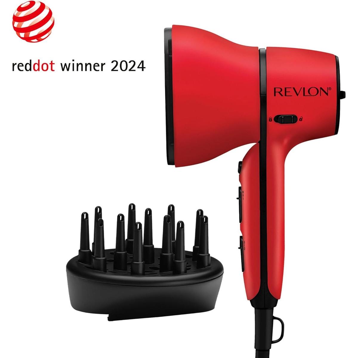 Revlon Airflow Control Dryer Compact Dryer with Rotating Built-in Concentrator and Curl-Enhancing Diffuser, 2000W RVDR5320 - Healthxpress.ie