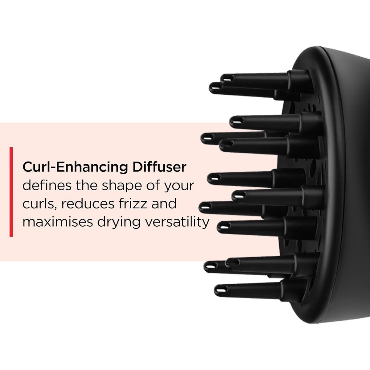 Revlon Airflow Control Dryer Compact Dryer with Rotating Built-in Concentrator and Curl-Enhancing Diffuser, 2000W RVDR5320 - Healthxpress.ie