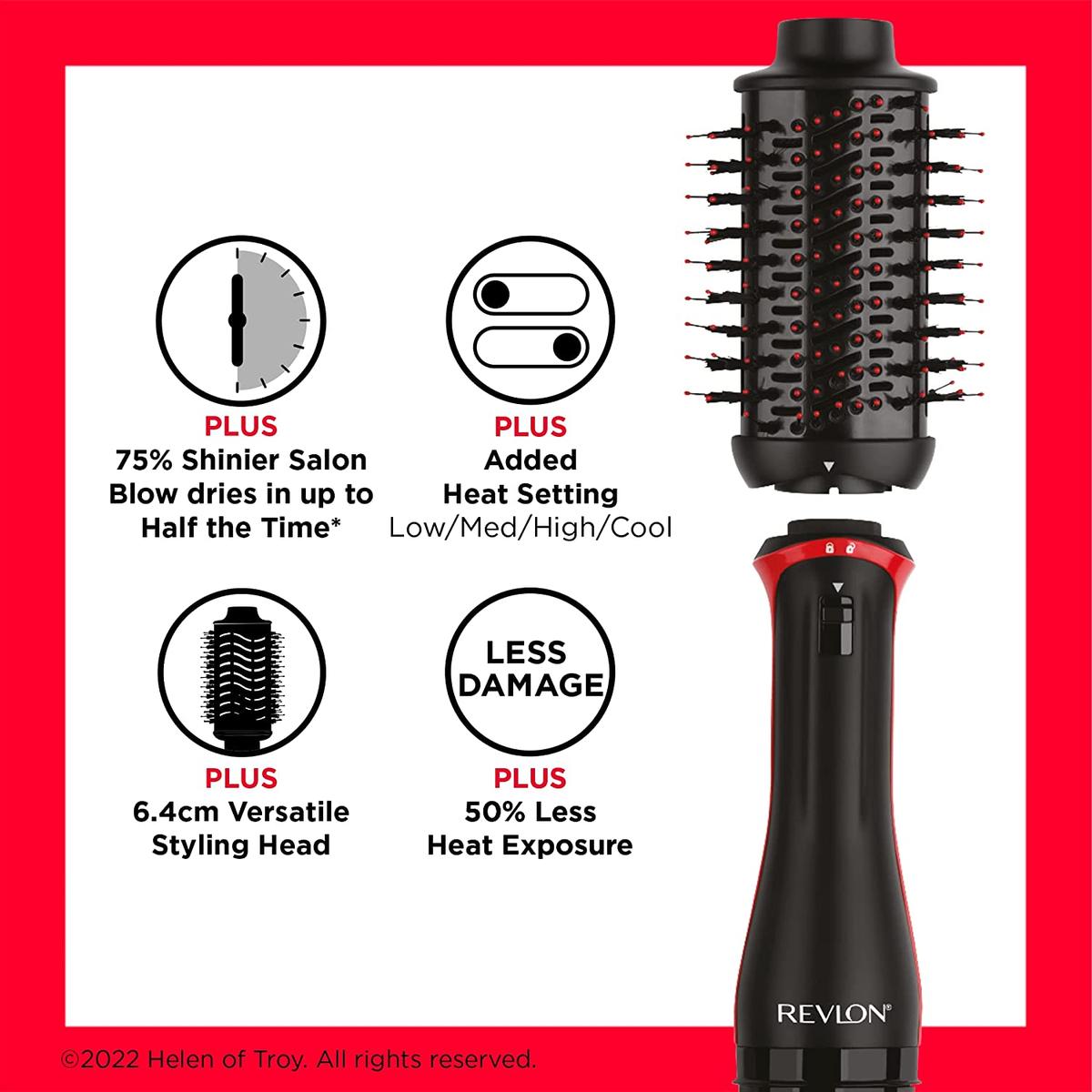 Revlon One-Step Volumiser Plus with Detachable Head - RVDR5298UK - Healthxpress.ie