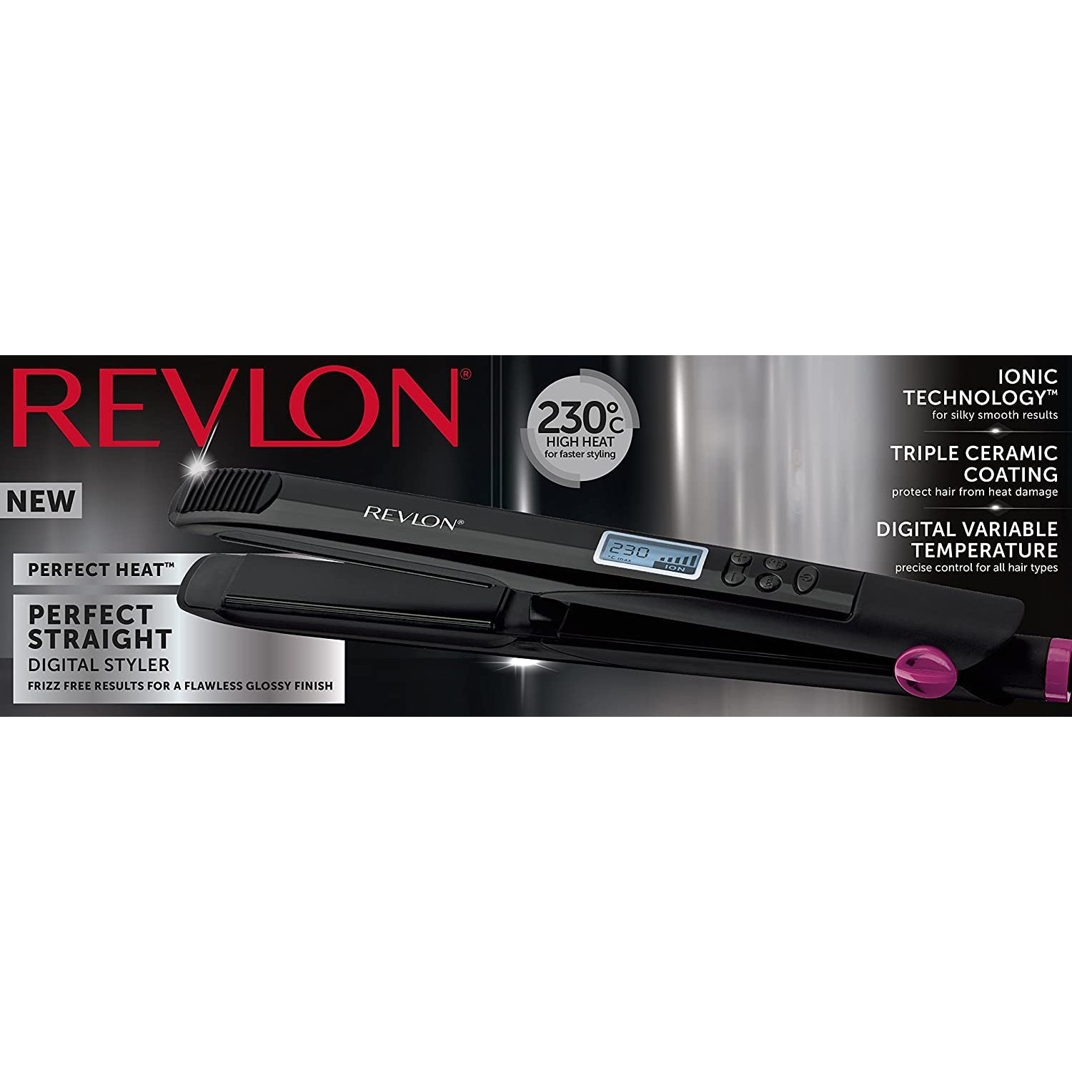 Revlon RVST2165UK Perfect Straight 230 Digital Styler - Healthxpress.ie