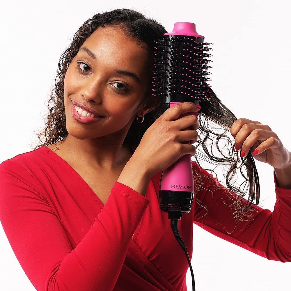 Revlon Salon One-Step Hair Dryer and Volumiser - New Pink Edition RVDR5222PUK - Healthxpress.ie