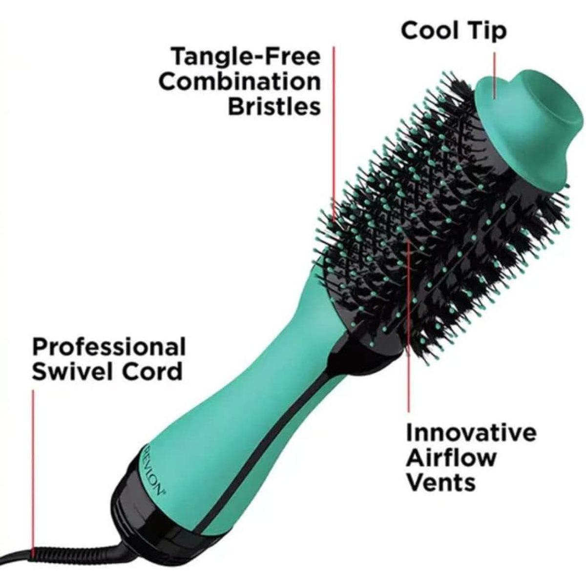 Revlon Salon One-Step Volumiser Hair Dryer and Volumizer with Genuine ION Generator - Teal Edition - RVDR5222TUK - Healthxpress.ie