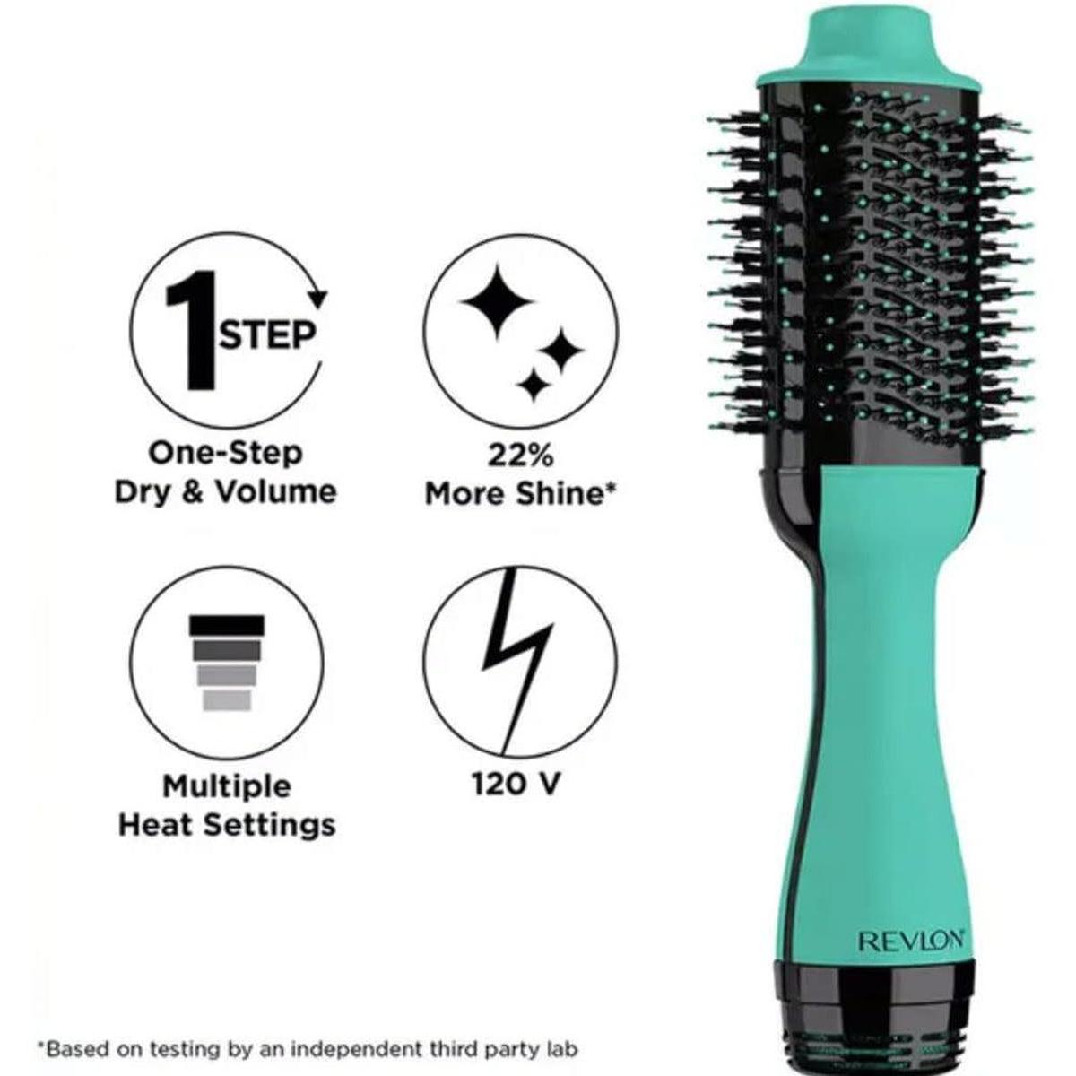 Revlon Salon One-Step Volumiser Hair Dryer and Volumizer with Genuine ION Generator - Teal Edition - RVDR5222TUK - Healthxpress.ie