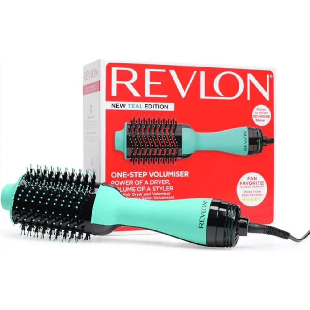 Revlon Salon One-Step Volumiser Hair Dryer and Volumizer with Genuine ION Generator - Teal Edition - RVDR5222TUK