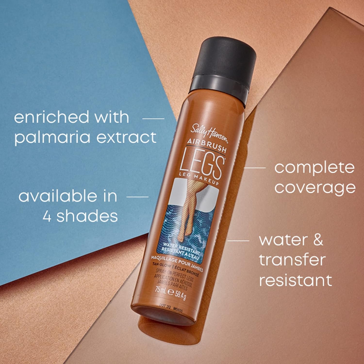 Sally Hansen Airbrush Legs, Deep Glow, 75 ml