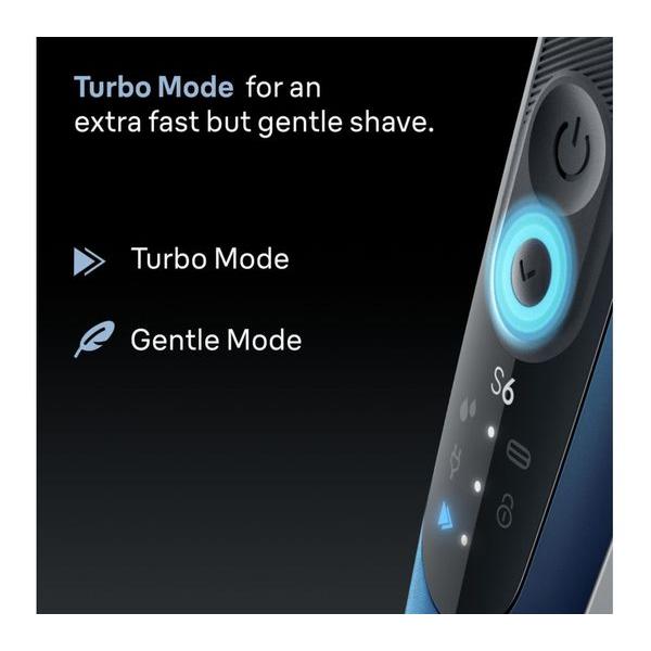 Braun Men's Series 6  62-B1200s Wet and Dry Electric Shaver w/ Travel Case - Blue