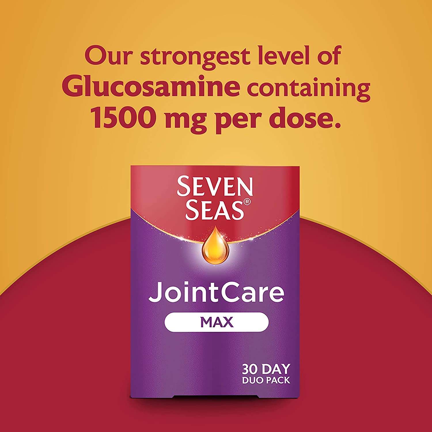 Seven Seas JointCare Supplements, Max, 356 mg Omega-3, Vit C&D -60 Capsules - Healthxpress.ie