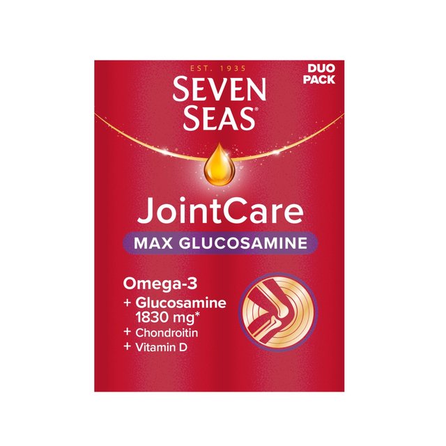 Seven Seas Jointcare Max Glucosamine Duo Pack 30 + 30 with Vitamin D & Chondroitin