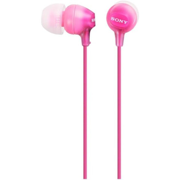Sony MDR-EX15AP Earphones with Smartphone Mic and Control - Pink