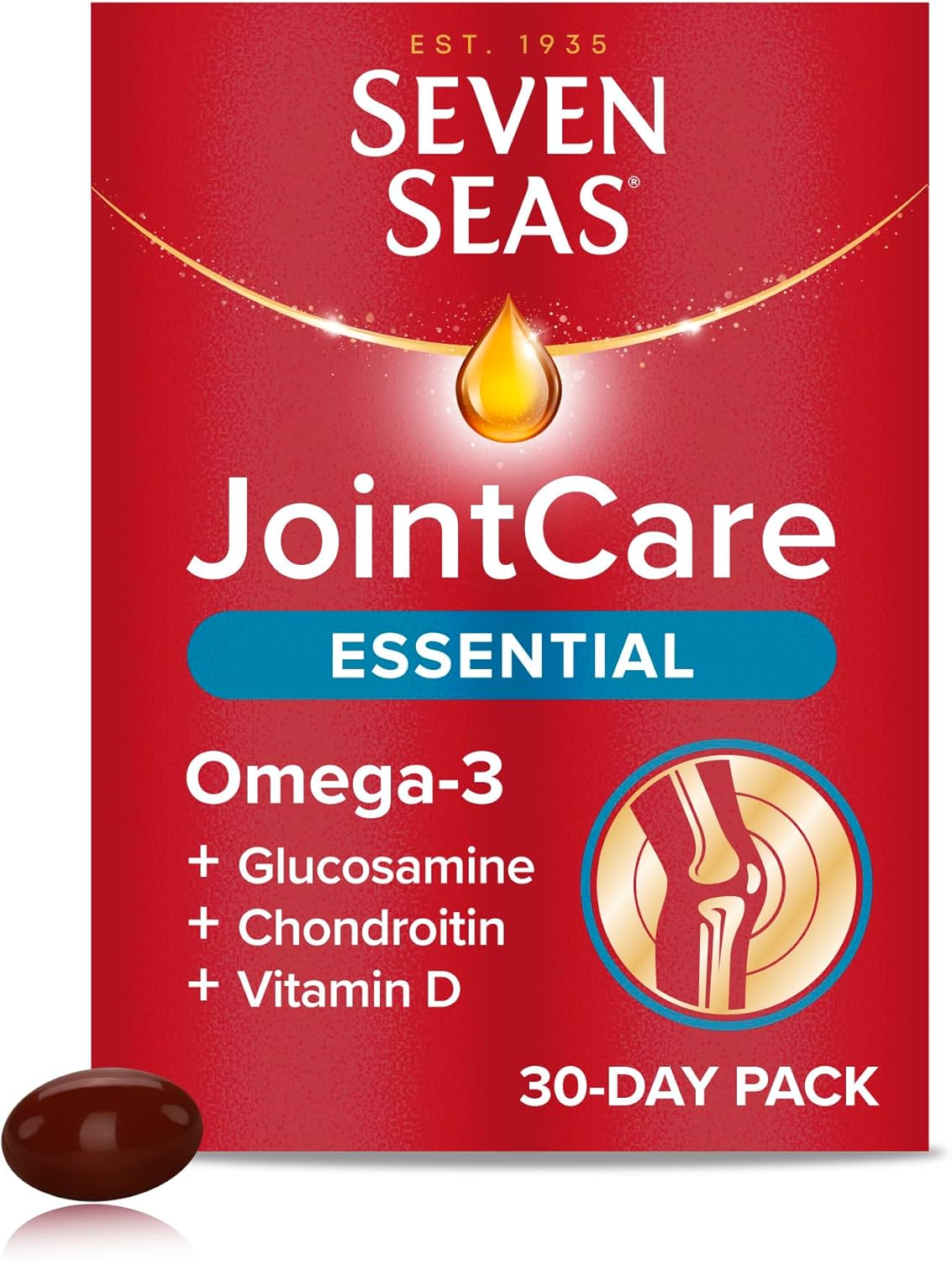 Seven Seas JointCare Essential, with Omega-3 , Vitamin D and Glucosamine 30 Capsules