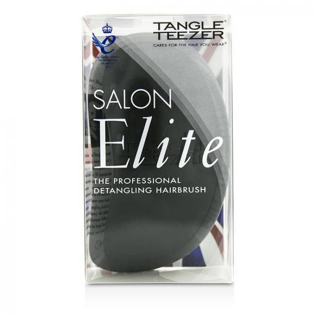 Tangle Teezer Salon Elite Pro Detangling Brush - Two-Tiered Teeth - Black - Healthxpress.ie