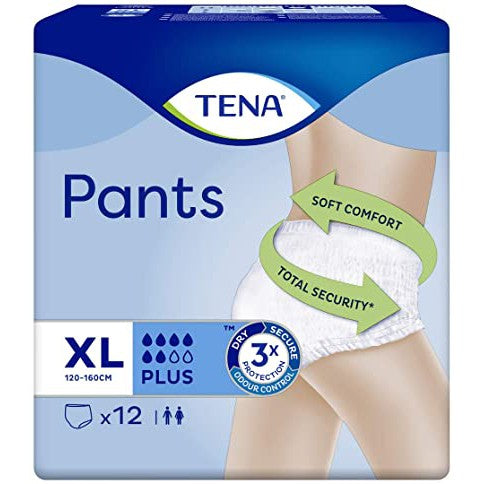 TENA Pants Plus XL - 12 Pants