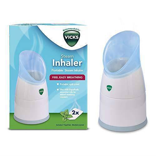 Vicks Personal Steam Inhaler with Two Menthol Scent Pads - Healthxpress.ie