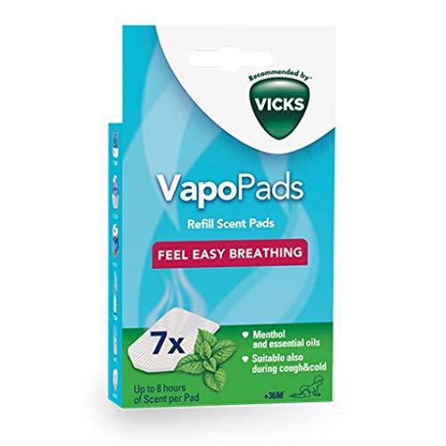 Vicks Soothing Menthol Vapo Pads - Scented Pads with Essential Oils 7 Pack - Healthxpress.ie